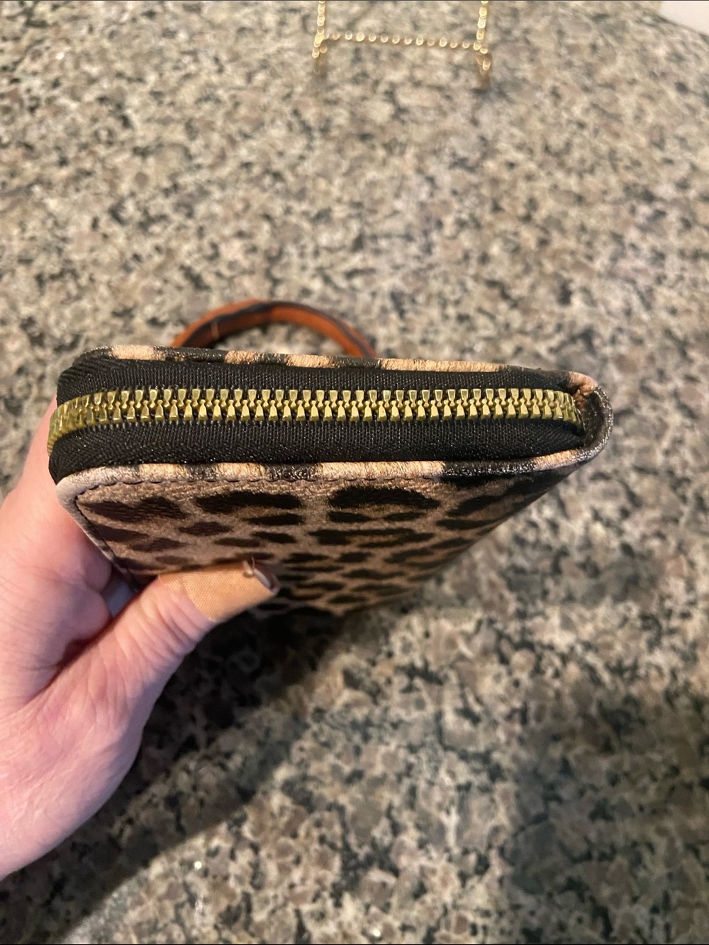 Clutch/Wristlet in Animal Print - Picture 9 of 15